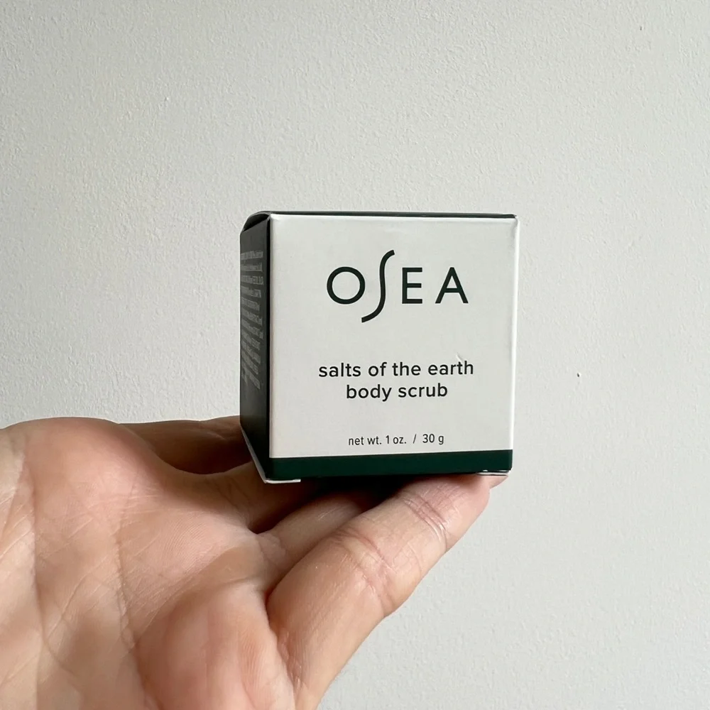 OSEA salts of the earth body scrub mini travel size